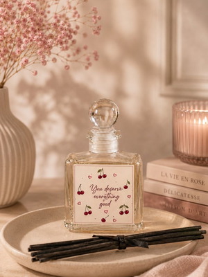 Aromatic Room Diffuser with Sticks Cherry Scent 50 ml
