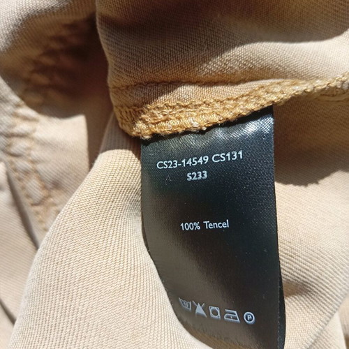 Claudia Strater shirt like new, size M, beige and brown