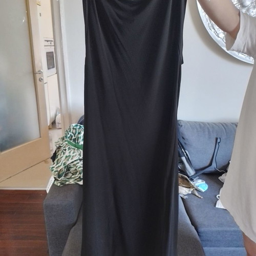 Coast women's dress used, black silk, medium size