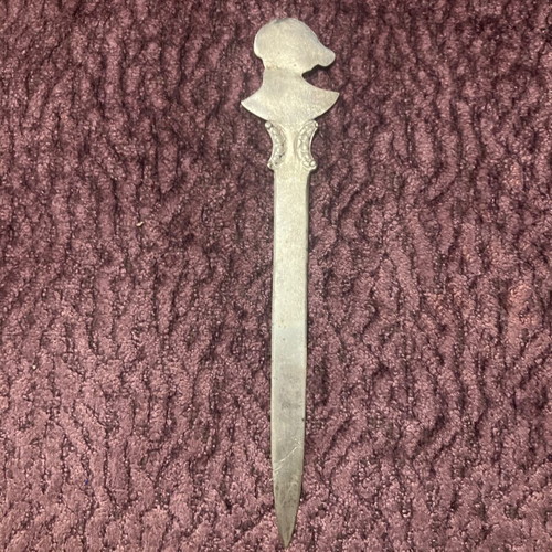 Vintage silver letter opener used with 800 hallmark