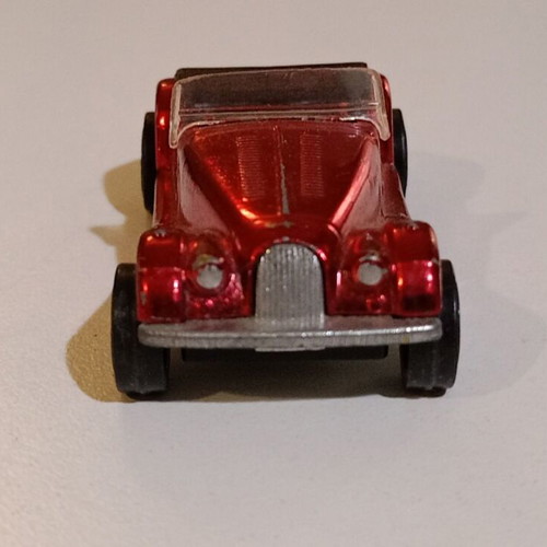 Vintage μεταλλικό μοντέλο αυτοκινήτου CORGI ROCKETS MORGAN PLUS 8 μεταχειρισμένο, κόκκινο