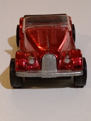 Vintage μεταλλικό μοντέλο αυτοκινήτου CORGI ROCKETS MORGAN PLUS 8 μεταχειρισμένο, κόκκινο