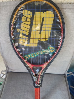 Prince Popshot vintage tennis racket with case, used