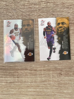LeBron James silver basketball card