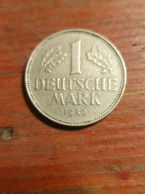 1 Deutsche Mark 1959 used, extra fine