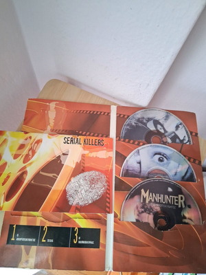 DVD thriller movies new, set of 3 with subtitles in case