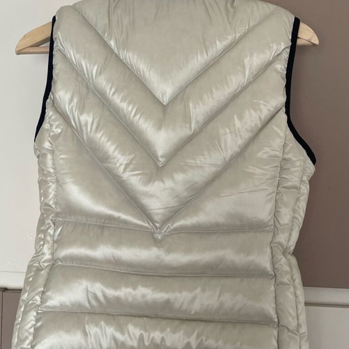 Calvin Klein women's down vest cream size small like new