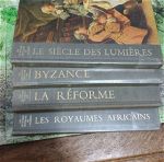 4 Γαλλικά ιστορικά βιβλία les grandes époques de l'homme