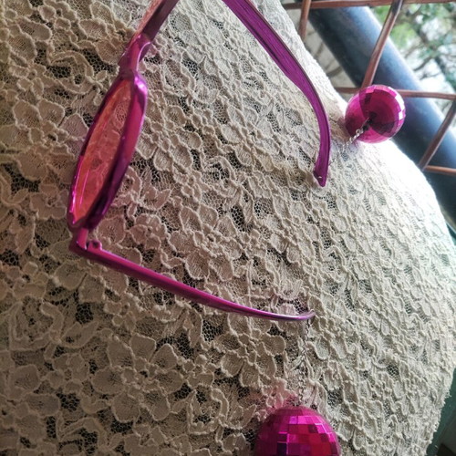 Disco ball glasses like new