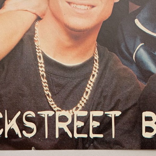 Katerina magazine poster with Backstreet Boys and Gillian Anderson used