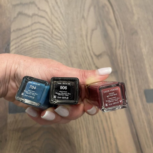 Dior nail polish set of 3