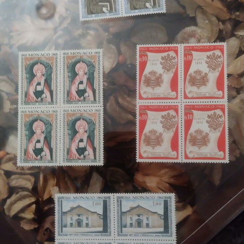 Monaco 1968 stamps new, pack of 16 collectible