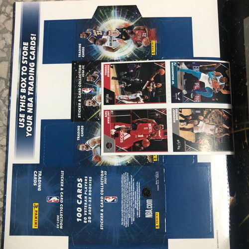 Panini NBA 2021-2022 album new with 6 stickers and card holder