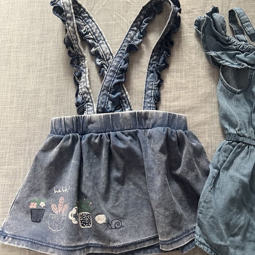 Baby denim dresses lot size 86 like new, Zara, Sinsay, Kiki&koko, Reserved