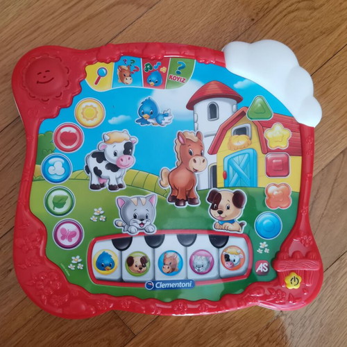 Set of 5 educational toys including Clementoni and Transformers