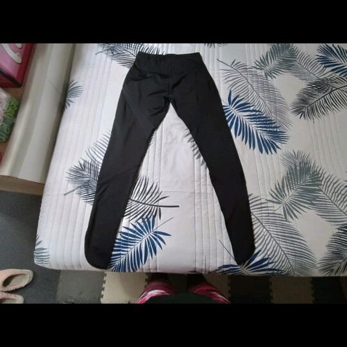 Puma leggings with mesh panels like new, black, size XS