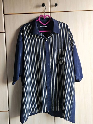 Pepe Jeans striped shirt like new, size L/XL, beige and blue