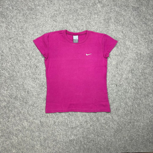 Nike Pink T-Shirt Women’s M Vintage Y2K Swoosh Logo Tee used