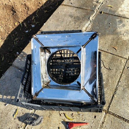Chimney cap new, rotating for square chimneys