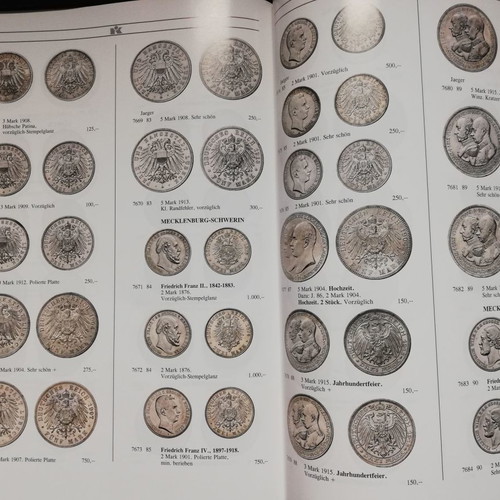 Coin auction catalogs like new, set of 2