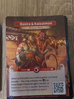 Altered TCG Bravos pre-made deck 40 cards glossy like new