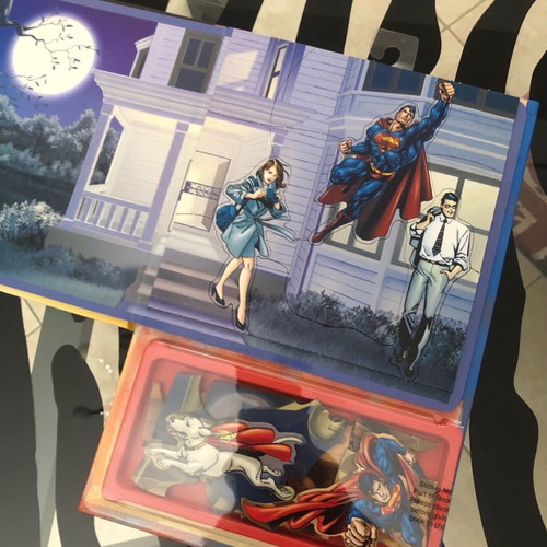 Superman Magnetic Travel Puzzle Set new, 4 puzzles 63 pieces
