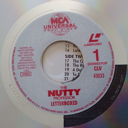 LaserDisc The Nutty Professor (1996) like new, comedy