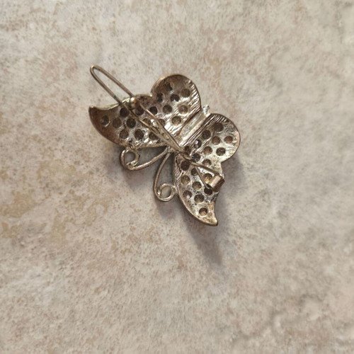 Butterfly hair clip new, silver Accessorize