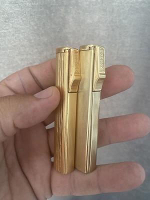 Ronson gas lighters set of two used