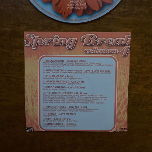 CD Spring Break Collection vol 4 like new