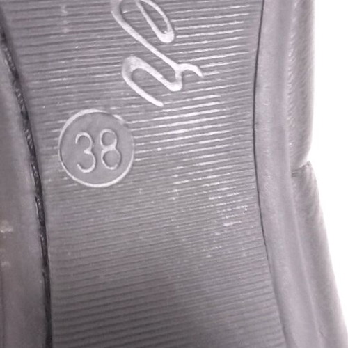 Tommy Hilfiger pumps like new, leather, 8 cm heel, size 38, navy blue-black