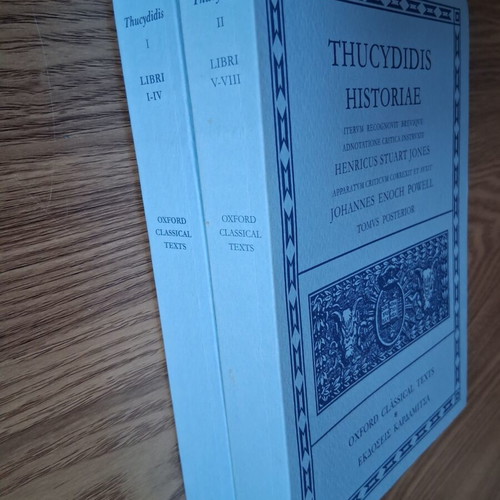 Thucydidis Historiae Oxford Classical Texts Volume One and Two