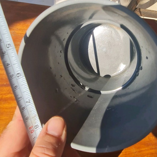 Small ceramic flowerpot with glazing, like new, no drainage hole