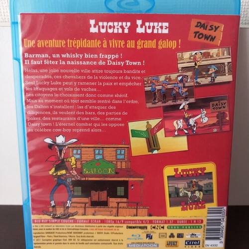 Lucky Luke Daisy Town Blu-Ray like new, animated film with subtitles