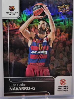 Juan Carlos Navarro Barcelona Euroleague Upper Deck 2016 καινούργιο