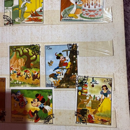 Disney stamps sealed, 39 pieces, like new