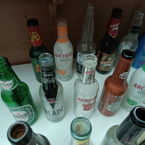 Bottle collection used, pack of 42 pieces