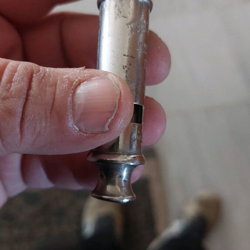 City police whistle used, rare