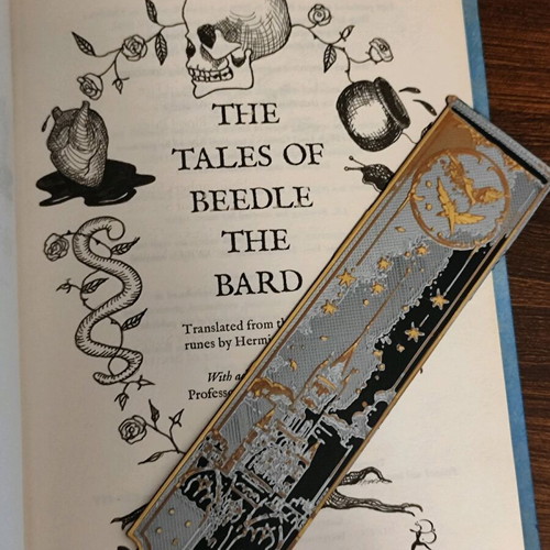 Fantasy Castle bookmark set new, 3D printed