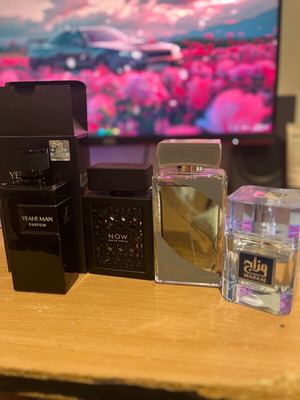 Perfume pack new, 100ml each, three full, one partial
