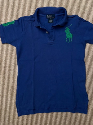 Ralph Lauren polo T-shirt 6 years like new, blue