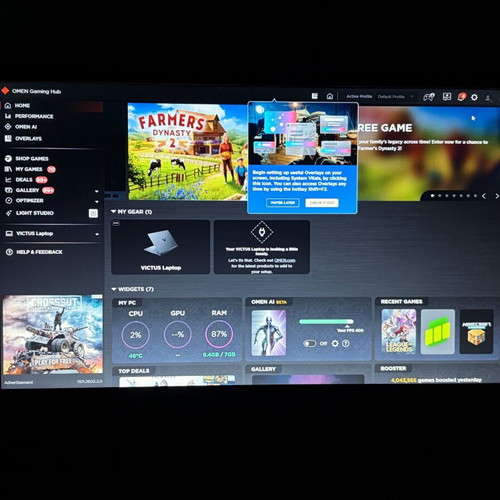 HP Victus 15-fb0010nv 15.6'' FHD IPS laptop like new with Ryzen 7 and RTX 3050