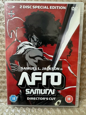Afro Samurai Movie Director’s Cut Special Edition DVD like new