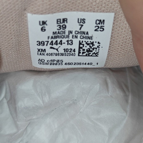 Puma Club II sneakers new, white and pink, size 39
