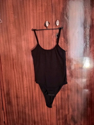 Primo black cotton bodysuit S like new