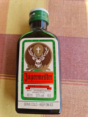 Συλλεκτική μινιατούρα Jagermeilter Liqueur 4cl σαν καινούργια