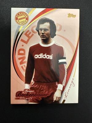 Franz Beckenbauer Base Card 2025-26 Topps Lineage FC Bayern Munchen new