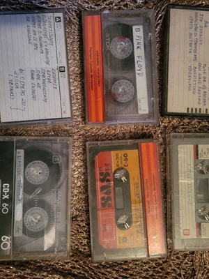 Music cassette tapes old for collectors