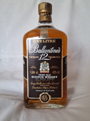 Ballantine's 12 Years Old Very Old Scotch Whisky 1 Litre sealed