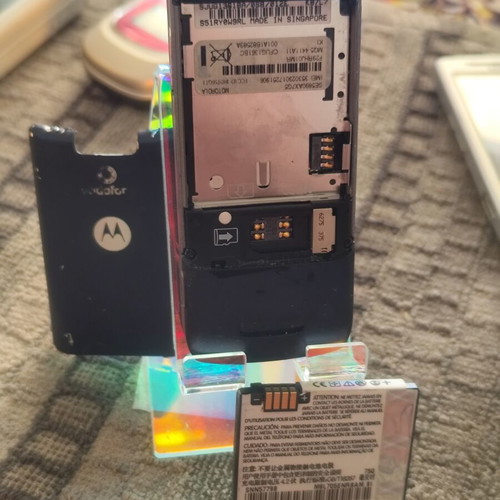 Motorola KRZR K1 used mobile phone blue